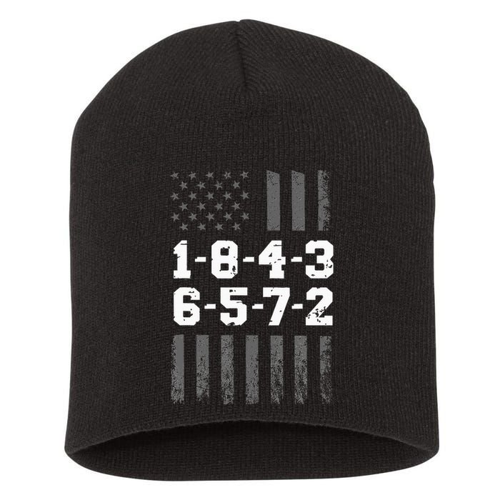 18436572 Engine Firing Order V8 Small Block Mechanic Short Acrylic Beanie