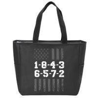 18436572 Engine Firing Order V8 Small Block Mechanic Zip Tote Bag