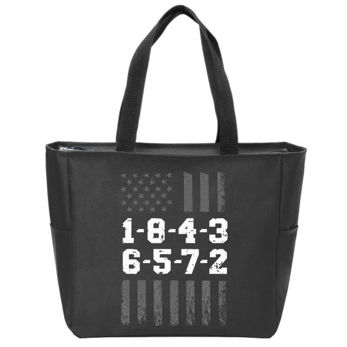 18436572 Engine Firing Order V8 Small Block Mechanic Zip Tote Bag