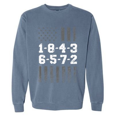 18436572 Engine Firing Order V8 Small Block Mechanic Garment-Dyed Sweatshirt
