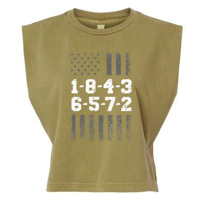 18436572 Engine Firing Order V8 Small Block Mechanic Garment-Dyed Women's Muscle Tee