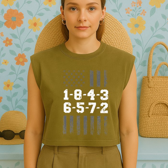 18436572 Engine Firing Order V8 Small Block Mechanic Garment-Dyed Women's Muscle Tee