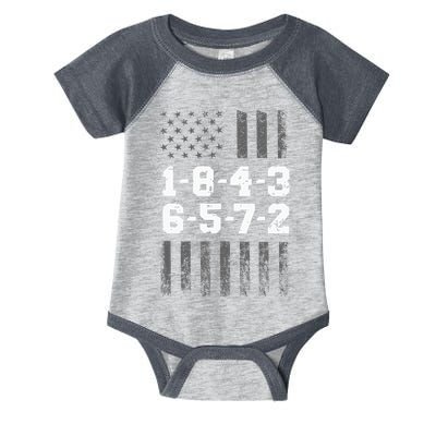 18436572 Engine Firing Order V8 Small Block Mechanic Infant Baby Jersey Bodysuit