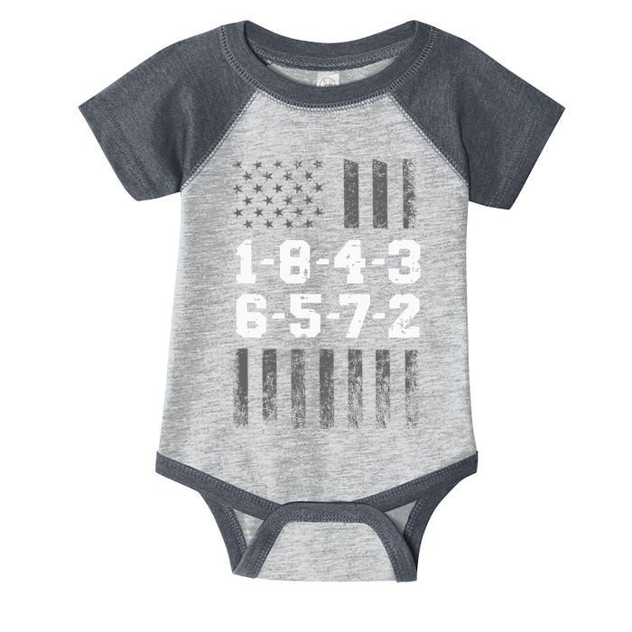18436572 Engine Firing Order V8 Small Block Mechanic Infant Baby Jersey Bodysuit