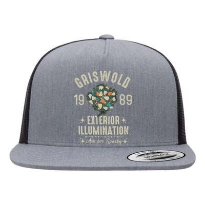 1989 Exterior Illumination Funny Christmas Lighting Flat Bill Trucker Hat