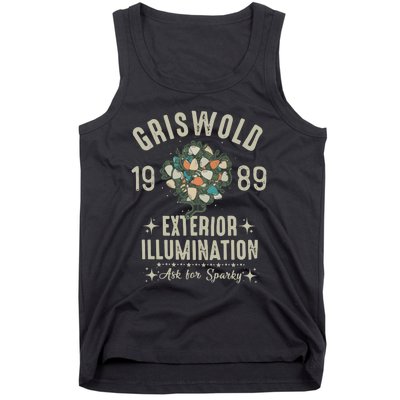 1989 Exterior Illumination Funny Christmas Lighting Tank Top