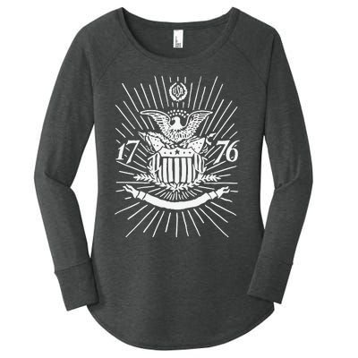 1776 E Pluribus Unum Women's Perfect Tri Tunic Long Sleeve Shirt