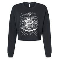 1776 E Pluribus Unum Cropped Pullover Crew