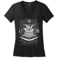 1776 E Pluribus Unum Women's V-Neck T-Shirt