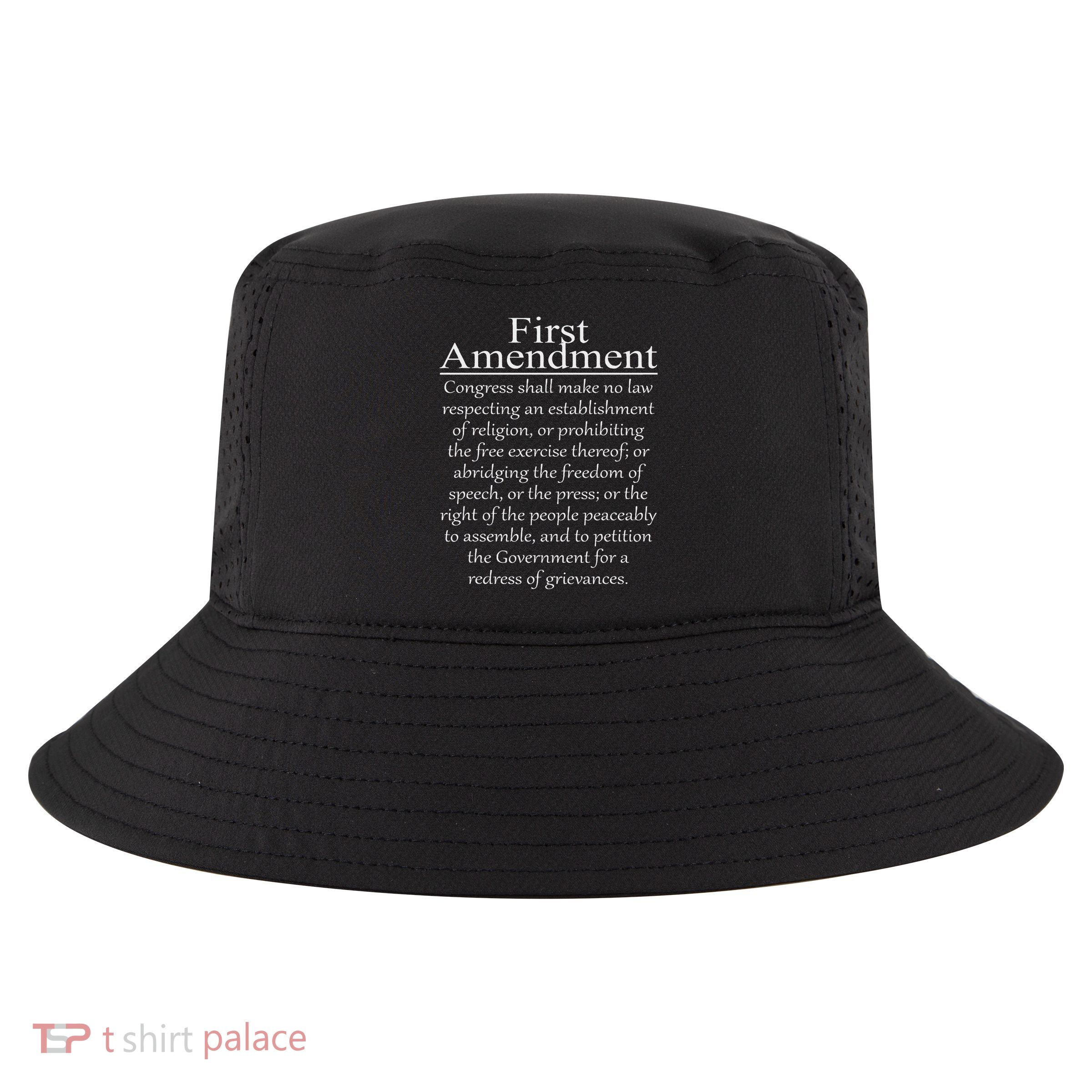 1st First Amendment U.s. Constitution Patriot Us History Cool Comfort Performance Bucket Hat
