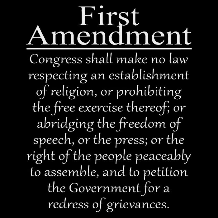 1st First Amendment U.s. Constitution Patriot Us History Drawstring Bag