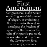 1st First Amendment US Constitution Patriot US History Sustainable Bucket Hat