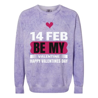 14 Feb Be My Valentine Colorblast Crewneck Sweatshirt