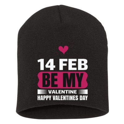 14 Feb Be My Valentine Short Acrylic Beanie