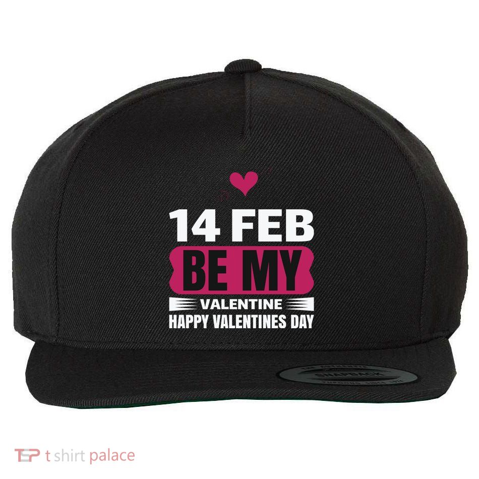 14 Feb Be My Valentine Wool Snapback Cap