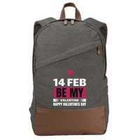 14 Feb Be My Valentine Cotton Canvas Backpack