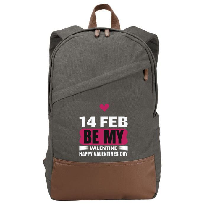 14 Feb Be My Valentine Cotton Canvas Backpack