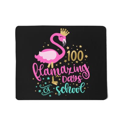 100 Flamazing Days Of School Flamingo Teacher Mousepad