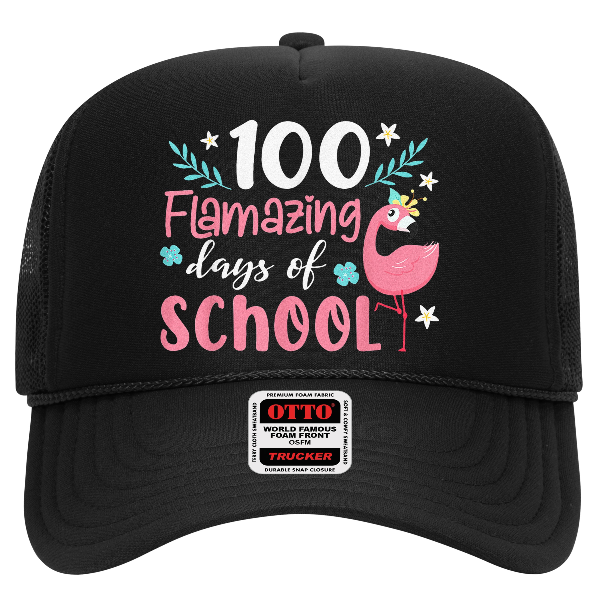 100 Flamazing Days of School Flamingo 100th Day Teachers Hat