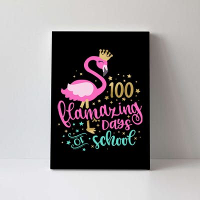 100 Flamazing Days Of School Flamingo Teacher Canvas