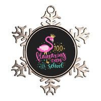 100 Flamazing Days Of School Flamingo Teacher Metallic Star Ornament