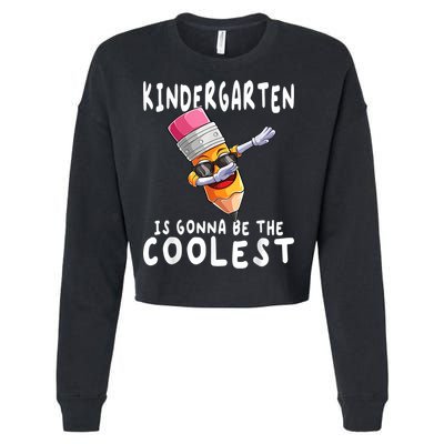 1st First Day Of Kindergarten Coolest Back To School Boy Cropped Pullover Crew