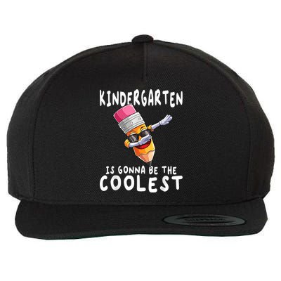 1st First Day Of Kindergarten Coolest Back To School Boy Wool Snapback Cap