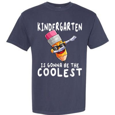 1st First Day Of Kindergarten Coolest Back To School Boy Garment-Dyed Heavyweight T-Shirt