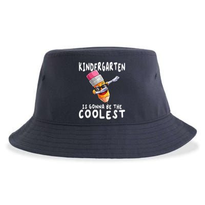 1st First Day Of Kindergarten Coolest Back To School Boy Sustainable Bucket Hat
