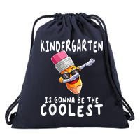 1st First Day Of Kindergarten Coolest Back To School Boy Drawstring Bag