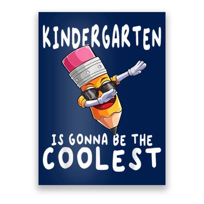 1st First Day Of Kindergarten Coolest Back To School Boy Poster