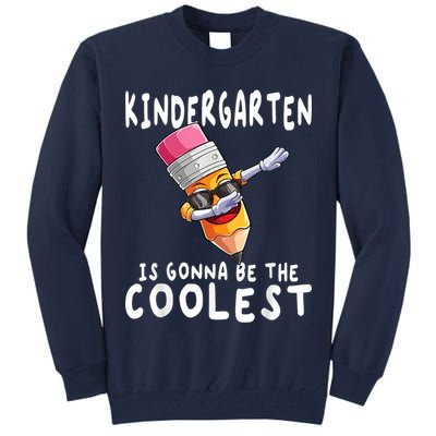 1st First Day Of Kindergarten Coolest Back To School Boy Tall Sweatshirt