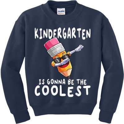 1st First Day Of Kindergarten Coolest Back To School Boy Kids Sweatshirt