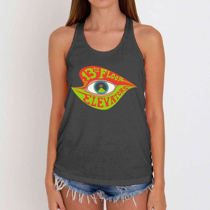 13th Floor Elevators Women's Knotted Racerback Tank