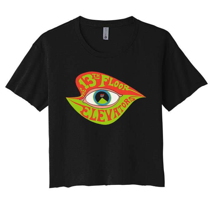 13th Floor Elevators Women's Crop Top Tee