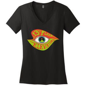 13th Floor Elevators Women's V-Neck T-Shirt