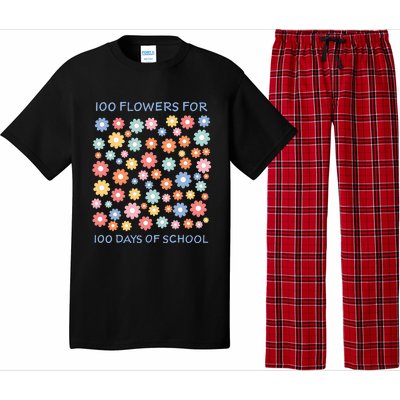 100 Flowers For 100 Days Of School Pajama Set