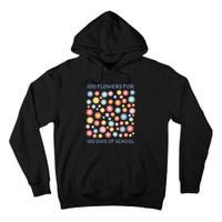 100 Flowers For 100 Days Of School Tall Hoodie