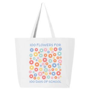 100 Flowers For 100 Days Of School 25L Jumbo Tote