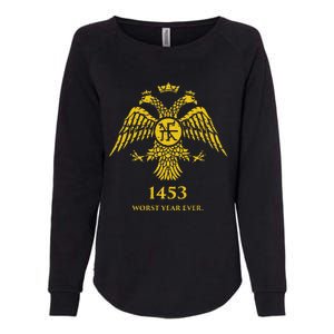 1453 Funny Fall Of Constantinople Byzantine Womens California Wash Sweatshirt