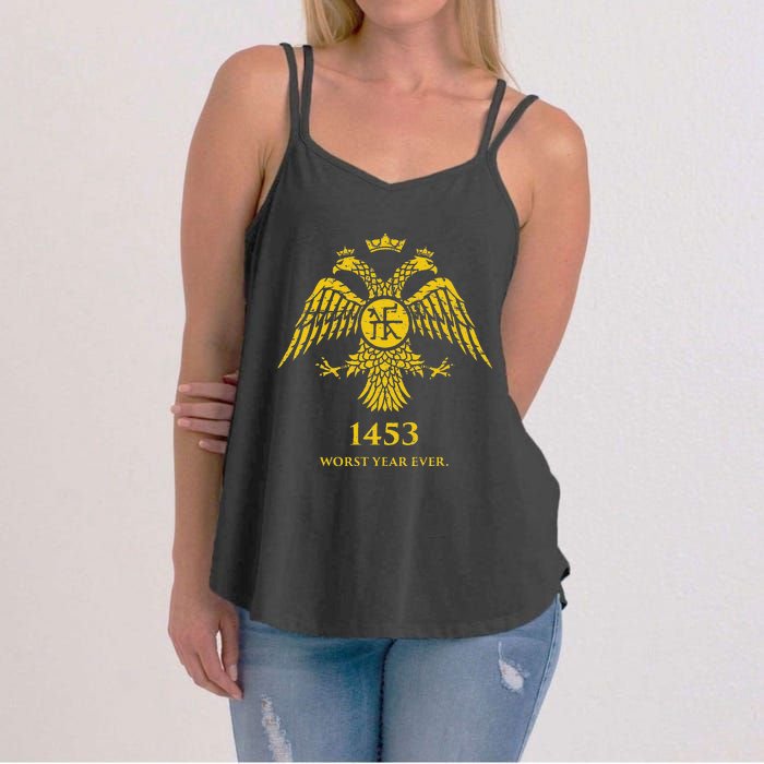 1453 Funny Fall Of Constantinople Byzantine Women's Strappy Tank