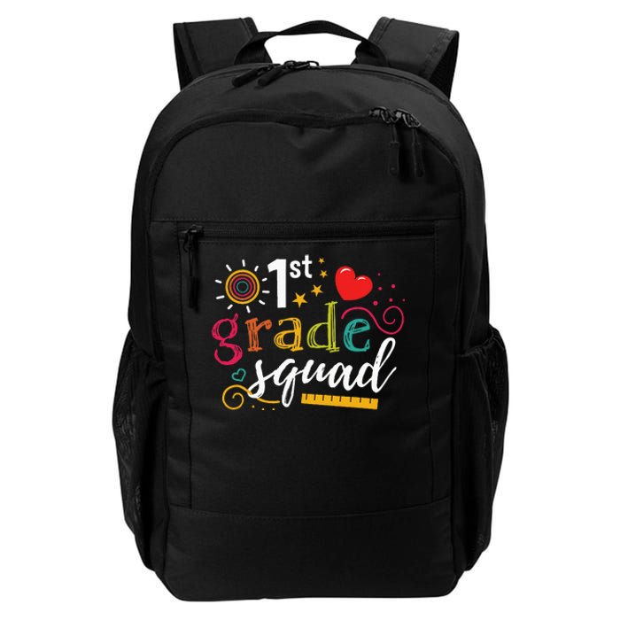 1st First Grade Squad Student Teacher Gift Back To School Daily Commute Backpack