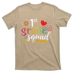 1st First Grade Squad Student Teacher Gift Back To School T-Shirt