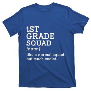 1st First Grade Squad Student Teacher Gift Back To School Gift T-Shirt