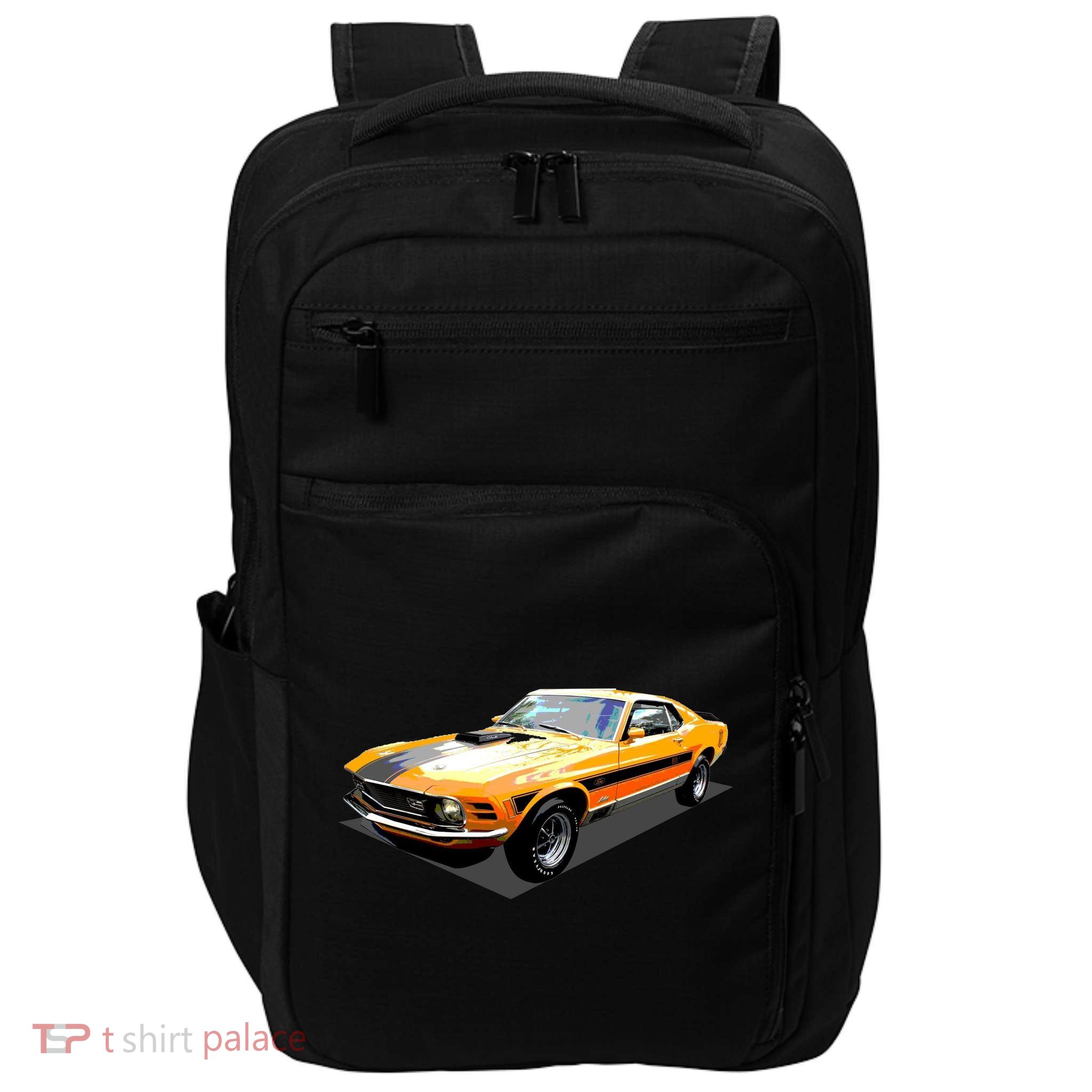 1970 Ford Mustang Mach I, Ideal Birthday Present Or Gift Impact Tech Backpack