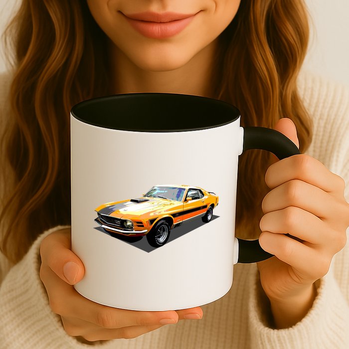1970 Ford Mustang Mach I, Ideal Birthday Present Or Gift Mug