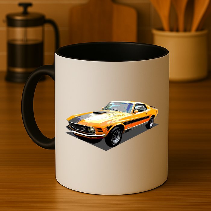 1970 Ford Mustang Mach I, Ideal Birthday Present Or Gift Mug