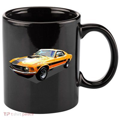1970 Ford Mustang Mach I, Ideal Birthday Present Or Gift 11oz C Handle Ceramic Mug