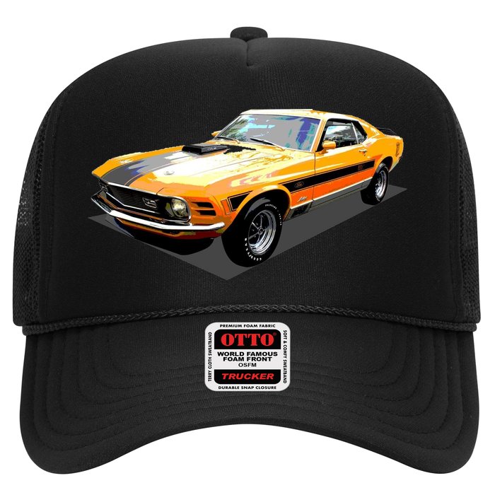 1970 Ford Mustang Mach I, Ideal Birthday Present Or Gift Trucker Hat