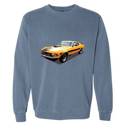 1970 Ford Mustang Mach I, Ideal Birthday Present Or Gift Garment-Dyed Sweatshirt